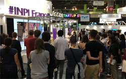 Le stand INPI France sur le salon Viva Tech 2018. © INPI Le stand INPI France sur le salon Viva Tech 2018. © INPI