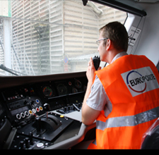 Europorte, filiale de fret ferroviaire d'Eurotunnel.