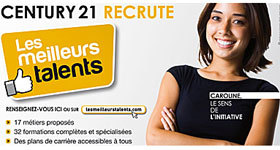 Century 21 poursuit les recrutements dans toute la France