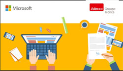 Métiers du numérique : Adecco lance deux formations en alternance avec Microsoft