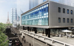 Les nouveaux locaux parisiens du Cordon Bleu, le long des quais (15è). Les nouveaux locaux parisiens du Cordon Bleu, le long des quais (15è).
