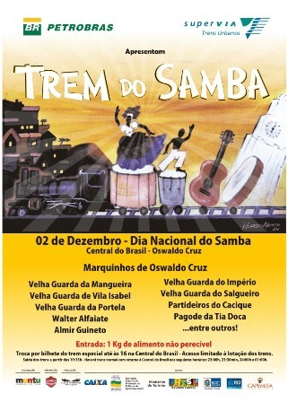 Le « trem do Samba » !!