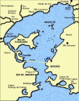baie de guanabara carte