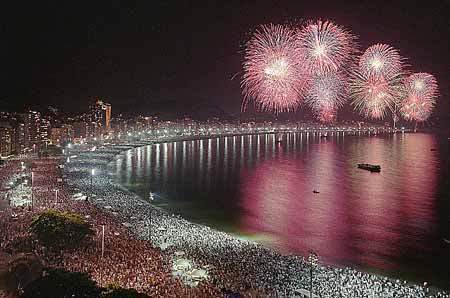 Le reveillon à Copacabana