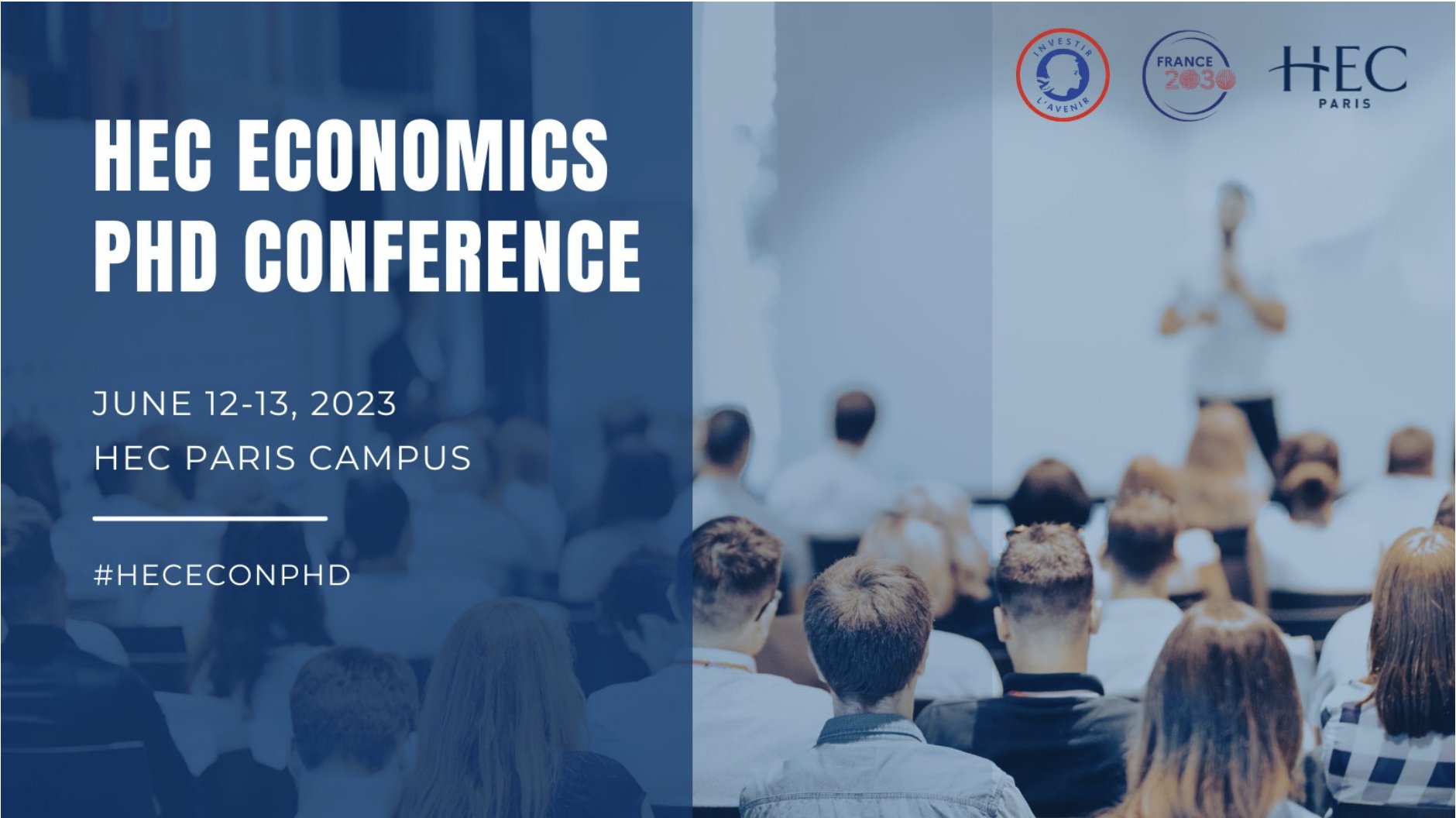 HEC Economics PhD conference 2024 à Jouy-en-Josas