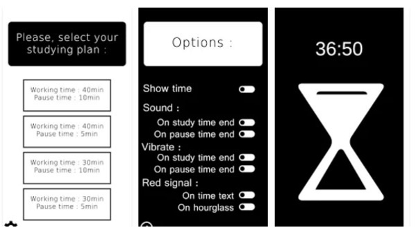 Le visuel de l'application Studying Hourglass sur Google Play. Le visuel de l'application Studying Hourglass sur Google Play.