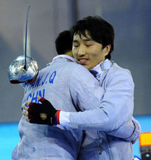 Victoire du Chinois Ye Ruyi au sabre Victoire du Chinois Ye Ruyi au sabre