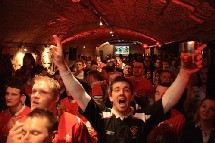 ambiance dans un pub des Pays-de-Galles