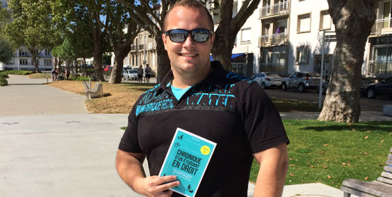 Rémi Raher, auteur de "Chronique d'un étudiant en droit", chez Enrick Editions.