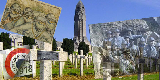 Images : Wikimedia, Historial de Péronne, et centenaire.org
