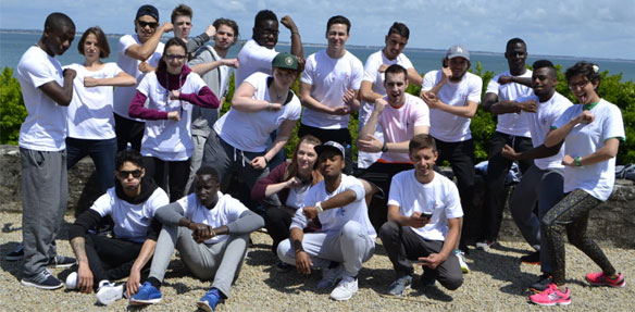 Les participants du camp Yes Oui Can de l'été 2016.