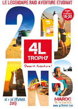 4L Trophy 2017 : le rallye humanitaire étudiant fête ses 20 ans 4L Trophy 2017 : le rallye humanitaire étudiant fête ses 20 ans