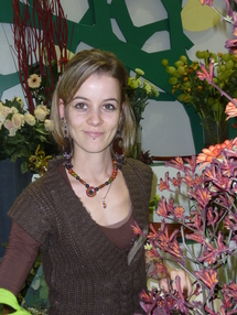 Marina, 24 ans, à l'Ecole des fleuristes de Paris
