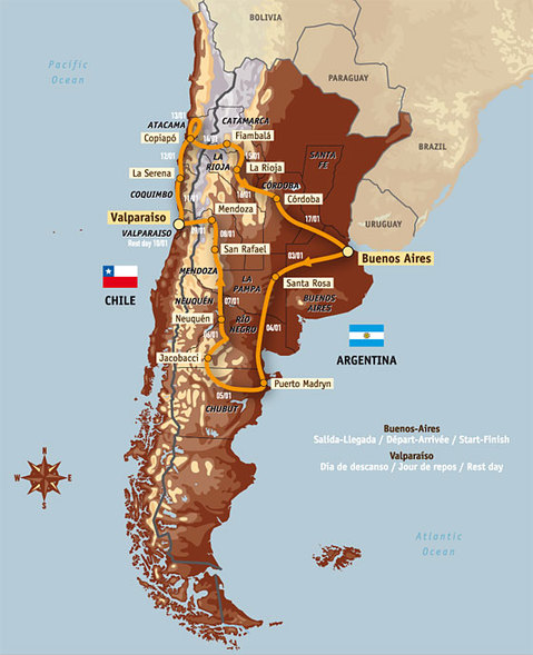 Le 30è ''Dakar" en Amérique du Sud Le 30è ''Dakar" en Amérique du Sud