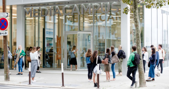 Des étudiants d'Audencia.