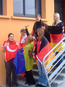 De jeunes volontaires, lors d'une rencontre sur le SVE De jeunes volontaires, lors d'une rencontre sur le SVE