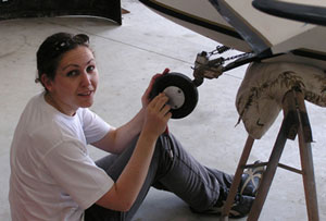 Delphine, formatrice en maintenance sur A380