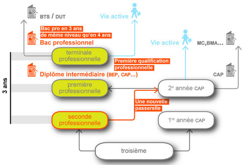 Bac professionnel : ce qui change en 2009