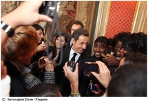 Nicolas Sarkozy a dévoilé la réforme au lycée Samuel de Chaplain de Chennevières-sur-Marne (Val-de-Marne). Nicolas Sarkozy a dévoilé la réforme au lycée Samuel de Chaplain de Chennevières-sur-Marne (Val-de-Marne).