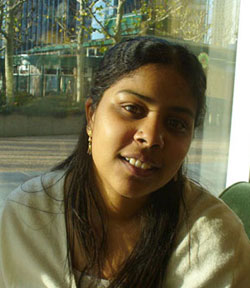 D'origine indienne, Richelle a fait ses études à Paris D'origine indienne, Richelle a fait ses études à Paris