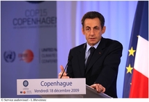 Nicolas Sarkozy n'est pas parvenu plus que d'autres à l'aboutissement d'un accord. (copyright : Elysée)
