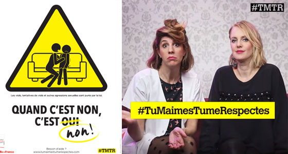 "Tu m'aimes tu me respectes" : une campagne pour prévenir les violences sexuelles chez les ados "Tu m'aimes tu me respectes" : une campagne pour prévenir les violences sexuelles chez les ados