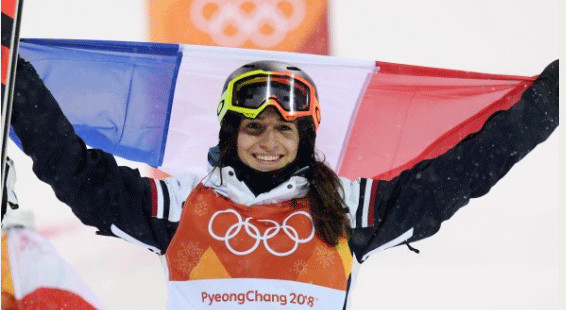 Perrine Laffont, championne olympique. © CNOSF/KMSP