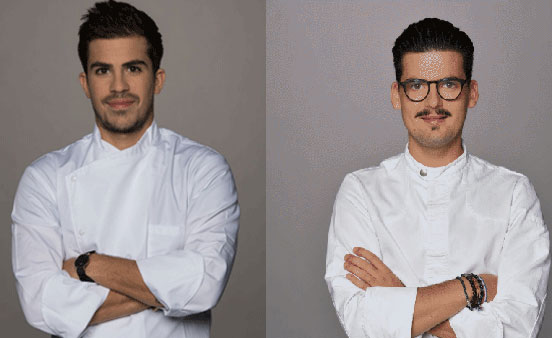 Victor (à g.) et Camille, les deux finalistes du concours Top Chef 2018. © M6