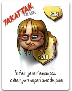 Takattak Trash : un jeu impertinent pour savoir répondre à ceux qui vous cassent