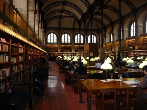 La Bibliothèque Sainte-Geneviève est son domaine