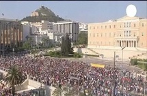 La place Syntagma à Athènes.