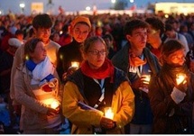 La veillée des JMJ de Cologne en 2005.