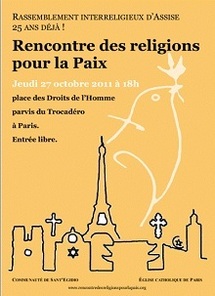 Les religions se rencontrent à nouveau à Assise en faveur de la Paix