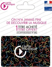 Téléchargement légal : la Carte musique dispo en magasin Téléchargement légal : la Carte musique dispo en magasin