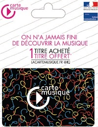 Téléchargement légal : la Carte musique dispo en magasin