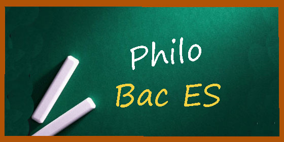 Les sujets et les corrigés de philo du bac ES