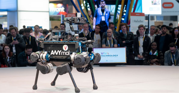 Présentation du robot ANYmal © Meero / Viva Tehnology 2019 Présentation du robot ANYmal © Meero / Viva Tehnology 2019