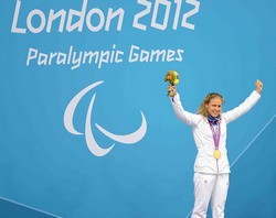 La nageuse Elodie Lorendi rapporte 4 médailles. Photo: franceparalympique La nageuse Elodie Lorendi rapporte 4 médailles. Photo: franceparalympique