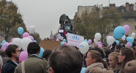 Manifestations contre le "mariage pour tous" : des jeunes en première ligne