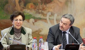 Les deux rapporteurs au Sénat. Photo : Sénat / Sonia Benromdhane