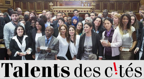 Les lauréats nationaux au Sénat en 2014. Photo : David Delaporte / Talents des cités