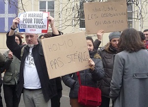 Partisans du mariage homosexuel. Partisans du mariage homosexuel.