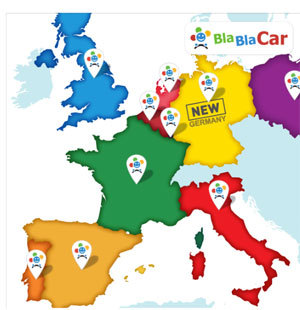Covoiturage : BlaBlaCar se déploie en Allemagne