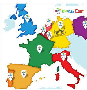 Covoiturage : BlaBlaCar se déploie en Allemagne Covoiturage : BlaBlaCar se déploie en Allemagne