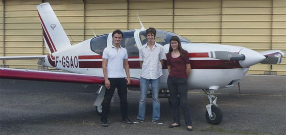 Trois étudiants ingénieurs ISAE font un tour d'Europe en avion