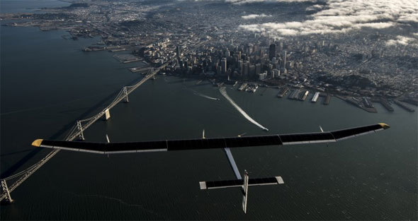 Vol au-dessus du Golden Gate © Solar Impulse | J. Revillard Vol au-dessus du Golden Gate © Solar Impulse | J. Revillard