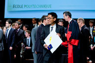 Remise de diplôme à l'Ecole Polytechnique.