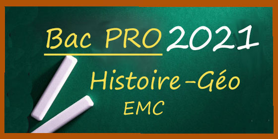 Bac Pro 2021 : les sujets et corrigés d'Histoire-Géo EMC Bac Pro 2021 : les sujets et corrigés d'Histoire-Géo EMC