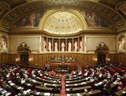 Hémicycle au Sénat