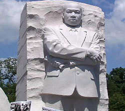 Le mémorial Martin Luther King.